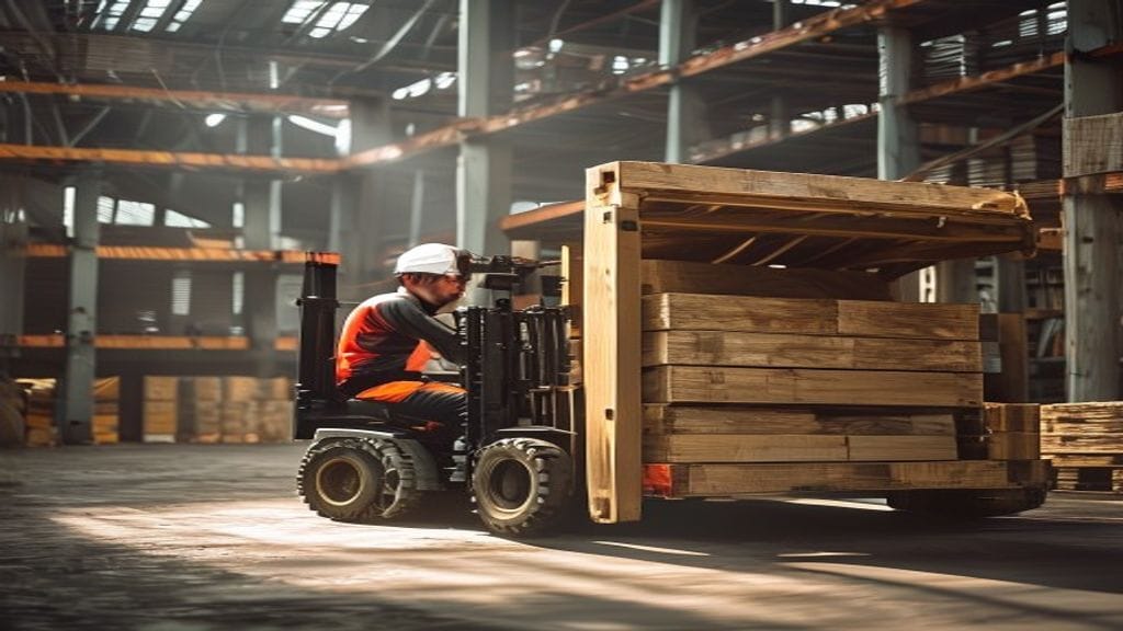 Rental forklift tahunan di Lampung, layanan penyewaan forklift terpercaya untuk proyek industri.
